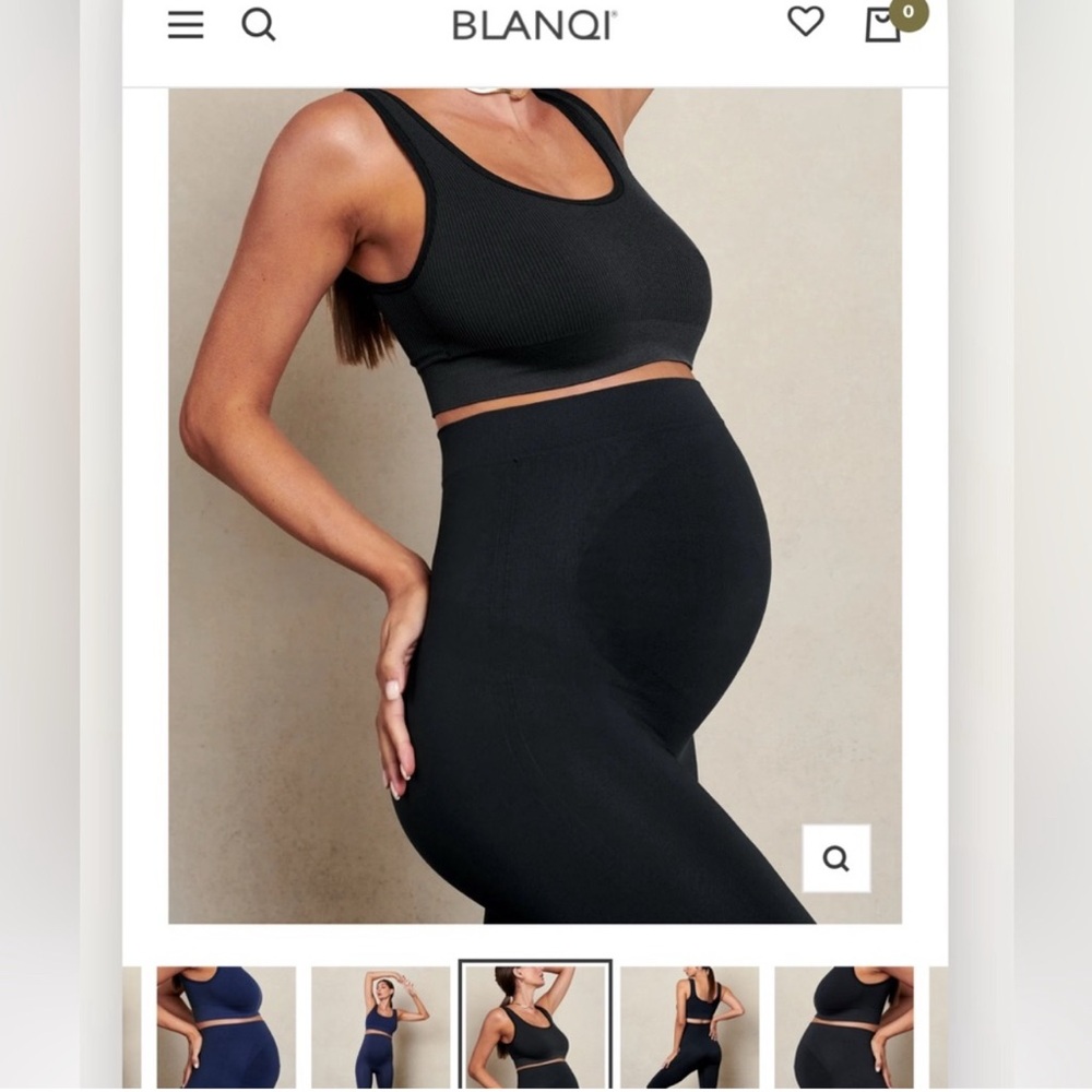Maternity belly support leggings